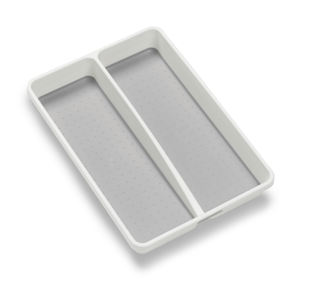 slide 1 of 6, madesmart Classic Mini Utensil Tray - White/Grey, 1 ct