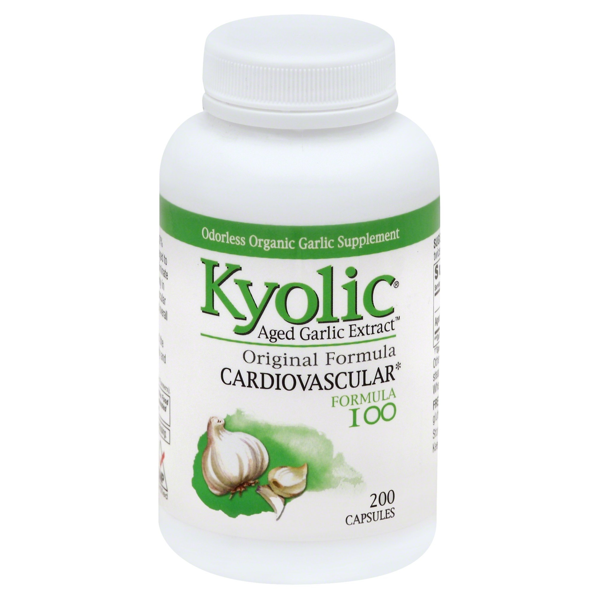 slide 1 of 1, Kyolic Yeast Free Garlic Super Cap, 200 ct