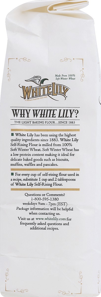 slide 5 of 6, White Lily Self Rising Flour, 2 lb