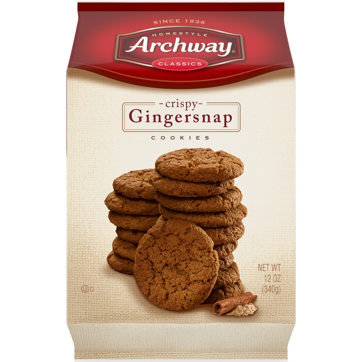 slide 1 of 7, Archway Cookies Cookies, Crispy Gingersnap Cookies, 12 Oz, 12 oz