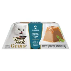 Fancy Feast Gems Ocean Fish Mousse Pate 4 oz