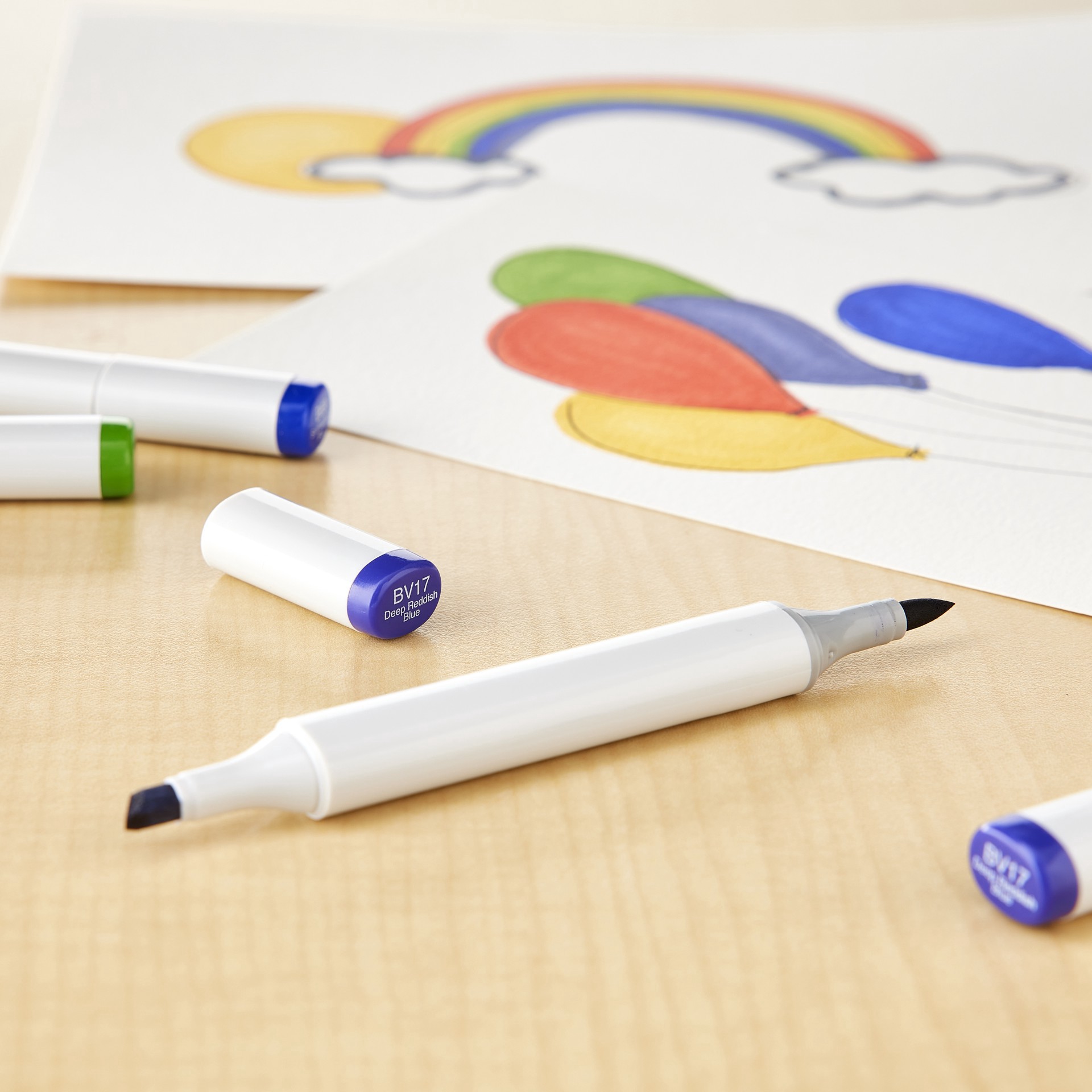 slide 2 of 2, Copic Sketch Marker, Blue Violets, 1 ct