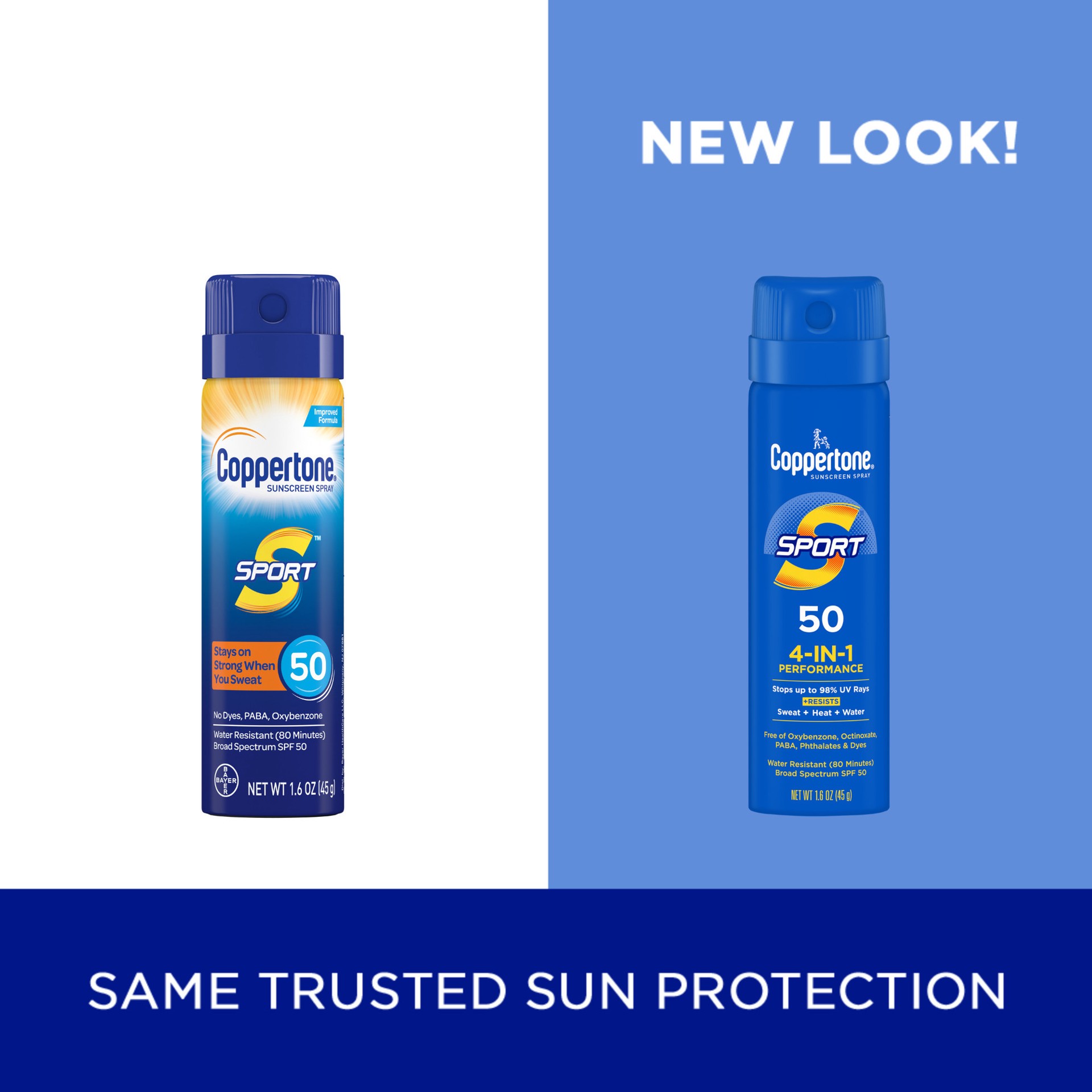 slide 7 of 10, Coppertone SPORT SPF 50 1.6 OZ Spray (CVS ALT UPC), 1.6 oz