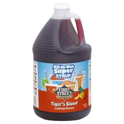 First Street Tigers Blood Syrup - 1 gal
