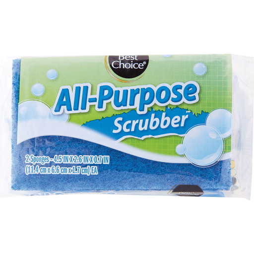 slide 1 of 1, Best Choice All-Purpose Scrubber, 2 ct