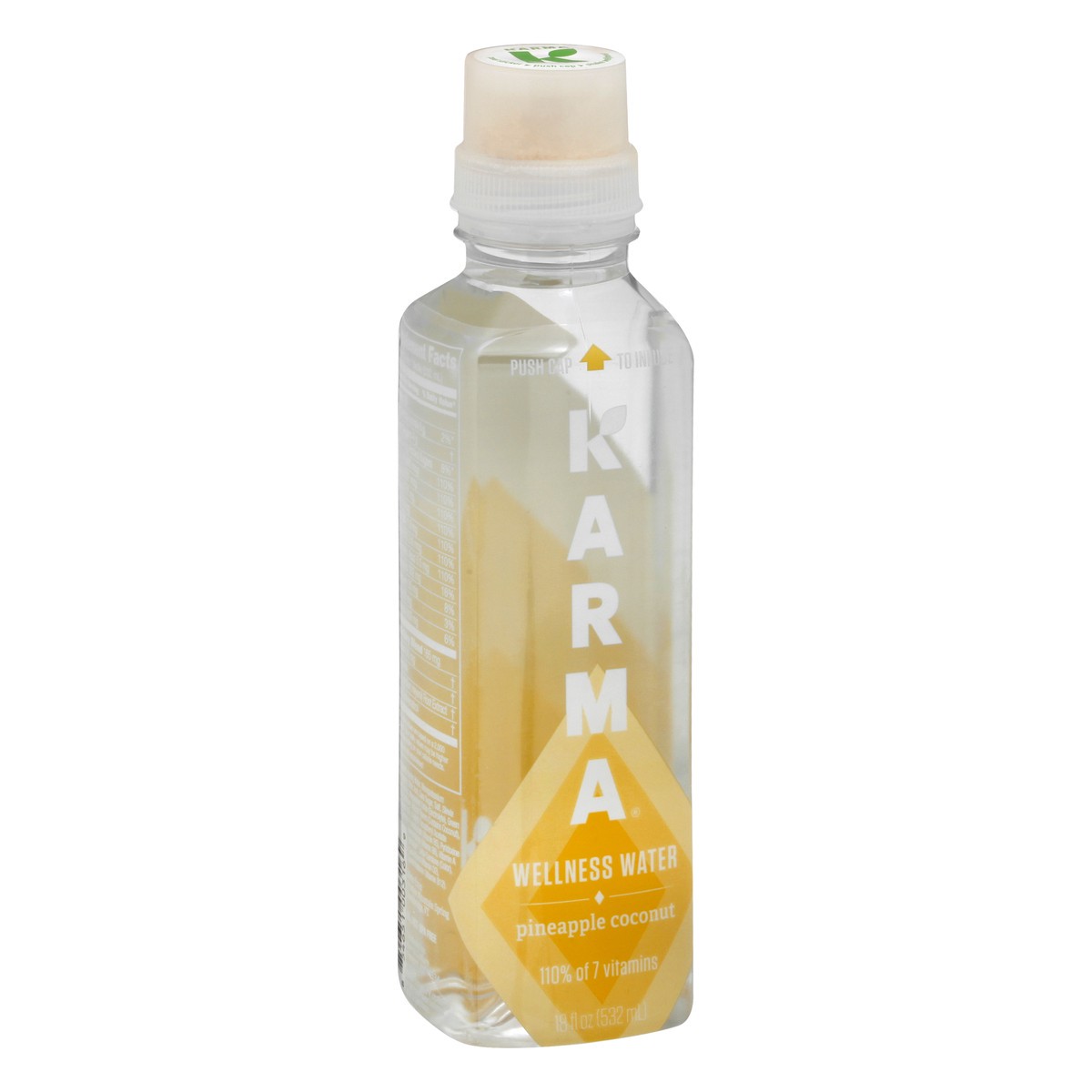 slide 2 of 9, Karma Wellness Water Pineapple Coconut, 18 fl oz