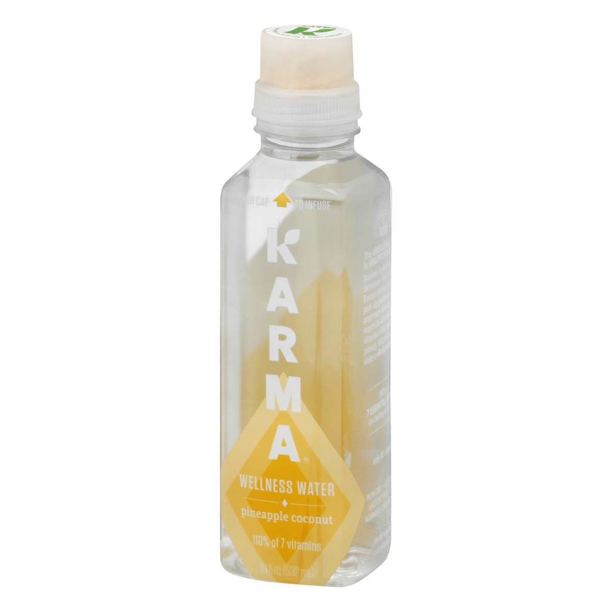 slide 3 of 9, Karma Wellness Water Pineapple Coconut, 18 fl oz