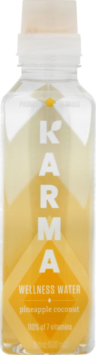 slide 6 of 9, Karma Wellness Water Pineapple Coconut, 18 fl oz