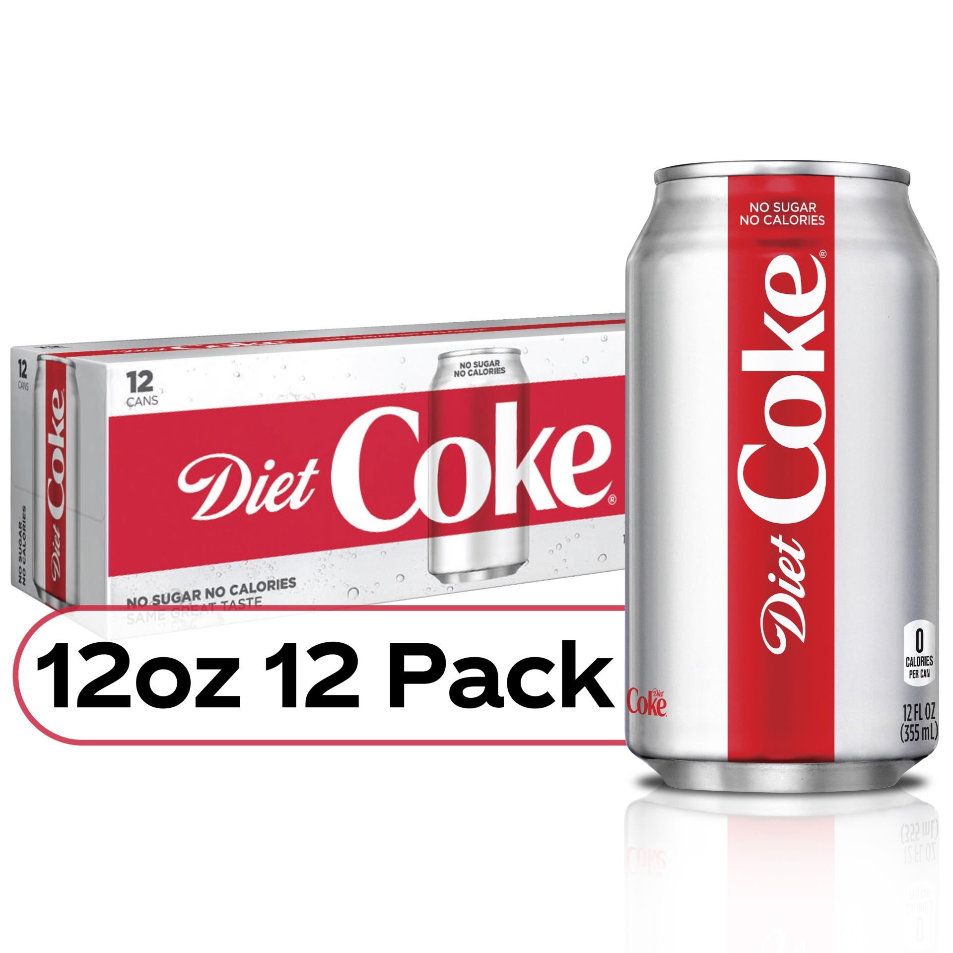 slide 1 of 1, Coca-Cola Coca Cola Diet Coke Soda- 12 ct, 12 ct