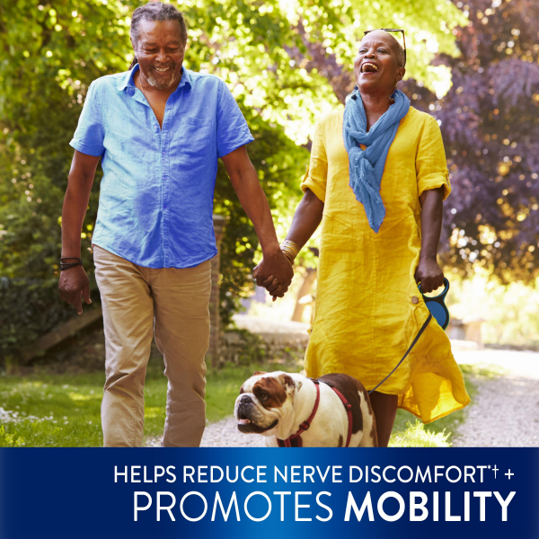 slide 12 of 27, Nervive Advanced Nerve Relief + Mobility, with Alpha Lipoic Acid to Help Reduce Nerve Aches, Weakness, & Discomfort*‡ and Boswellia to Promote Mobility*, Vitamins B12,B6,B1, 30 Tablets, 30 ct