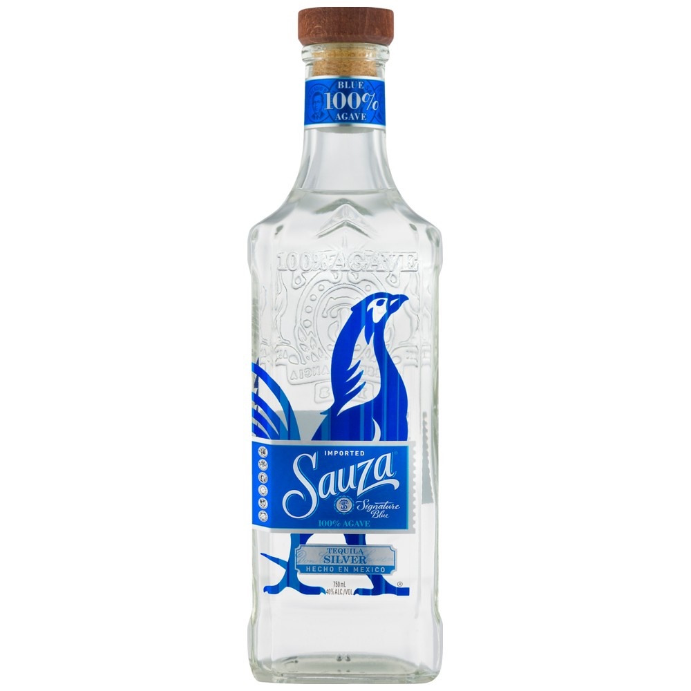 slide 1 of 1, Sauza Signature Blue Silver Tequila, 750 ml