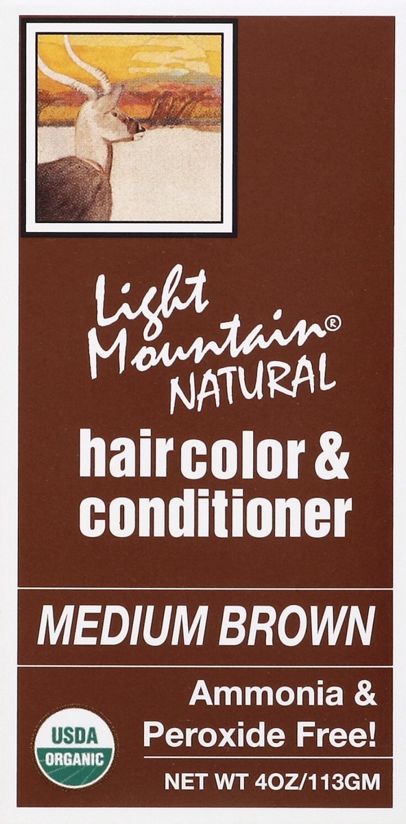 slide 4 of 4, Light Mountain Hair Color & Conditioner 4 oz, 4 oz