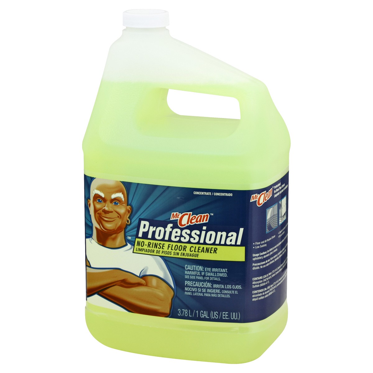 slide 4 of 12, Mr. Clean Professional No-Rinse Floor Cleaner 3.78 lt, 3.78 liter