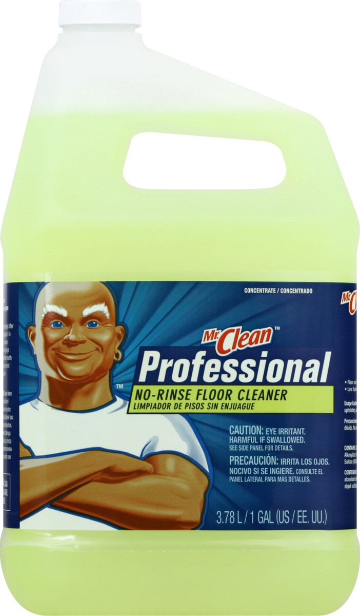 slide 6 of 12, Mr. Clean Professional No-Rinse Floor Cleaner 3.78 lt, 3.78 liter