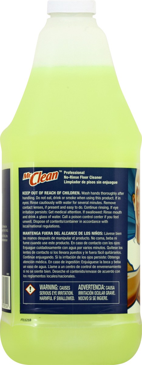 slide 10 of 12, Mr. Clean Professional No-Rinse Floor Cleaner 3.78 lt, 3.78 liter