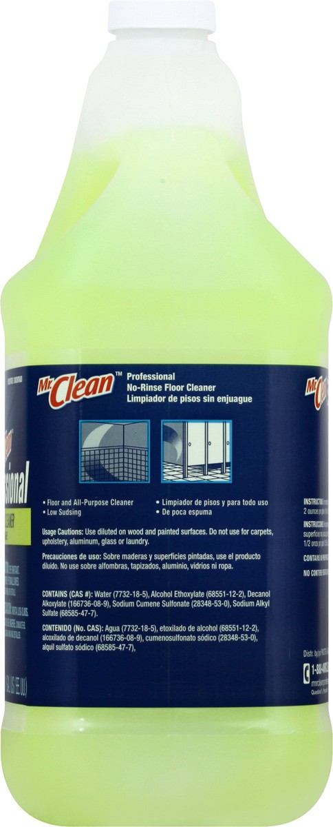 slide 7 of 12, Mr. Clean Professional No-Rinse Floor Cleaner 3.78 lt, 3.78 liter