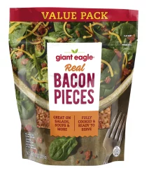 Giant Eagle Real Bacon Pieces, Value Pack