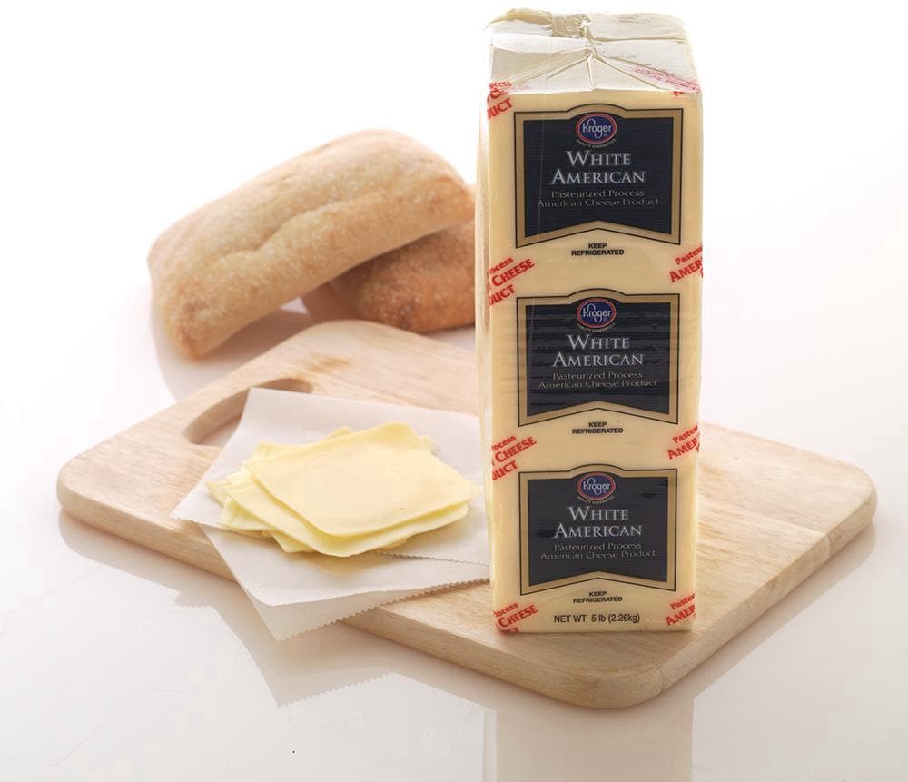 slide 3 of 3, Kroger White American Cheese, per lb