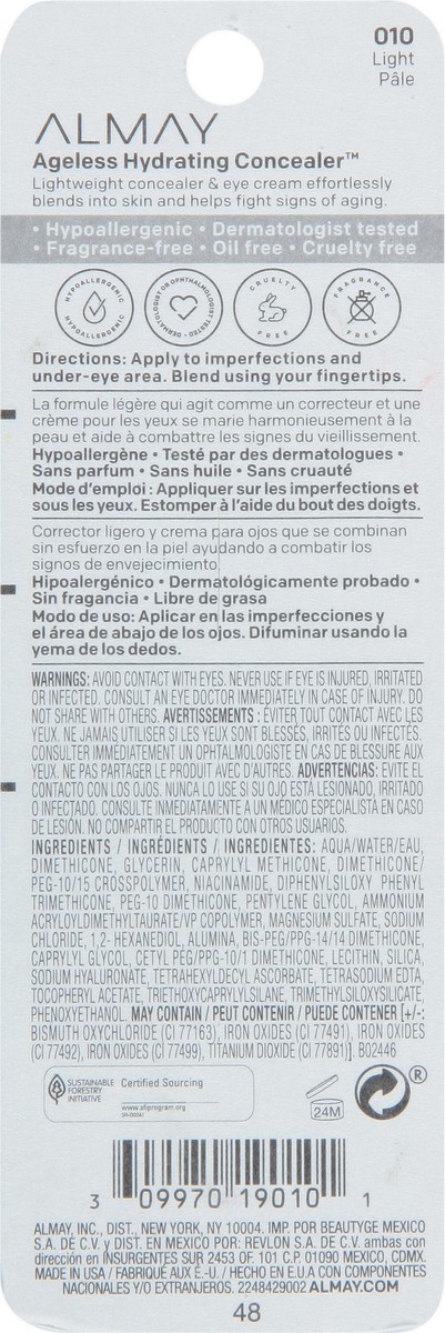 slide 8 of 9, Almay Alm Ageless Hydrating Co, 0.37 fl oz