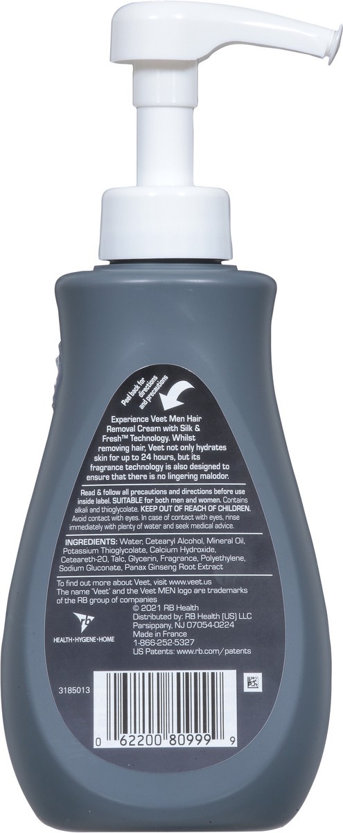 slide 2 of 14, Veet Men Sensitive Skin Chest & Back Hair Removal Cream 13.5 fl oz, 13.5 fl oz