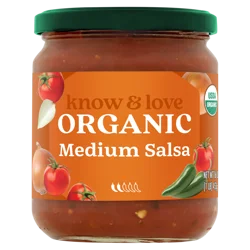 Know & Love Organic Mild Salsa 16 Ounces