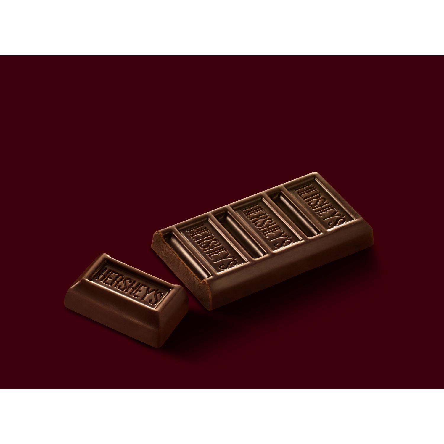 slide 4 of 6, Hershey's SPECIAL DARK Mildly Sweet Chocolate Snack Size, Candy Bars, 0.45 oz (8 Count), 0.45 oz