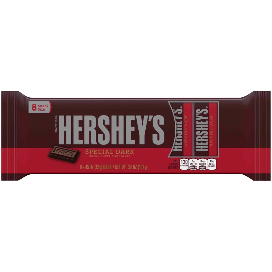 Hersheys Special Dark Bar 8 Pk 8 ct; 0.45 oz | Shipt