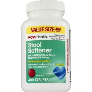 slide 1 of 1, Cvs Health Stool Softener Plus Stimulant Laxative Tablets, 400 Ct, 1 ct