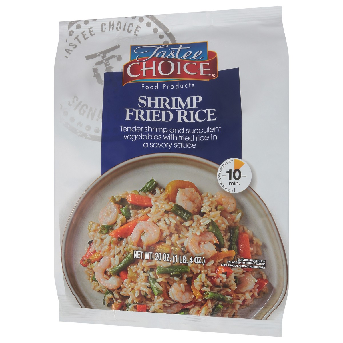 slide 4 of 4, Tastee Choice Shrimp Fried Rice, 20 oz