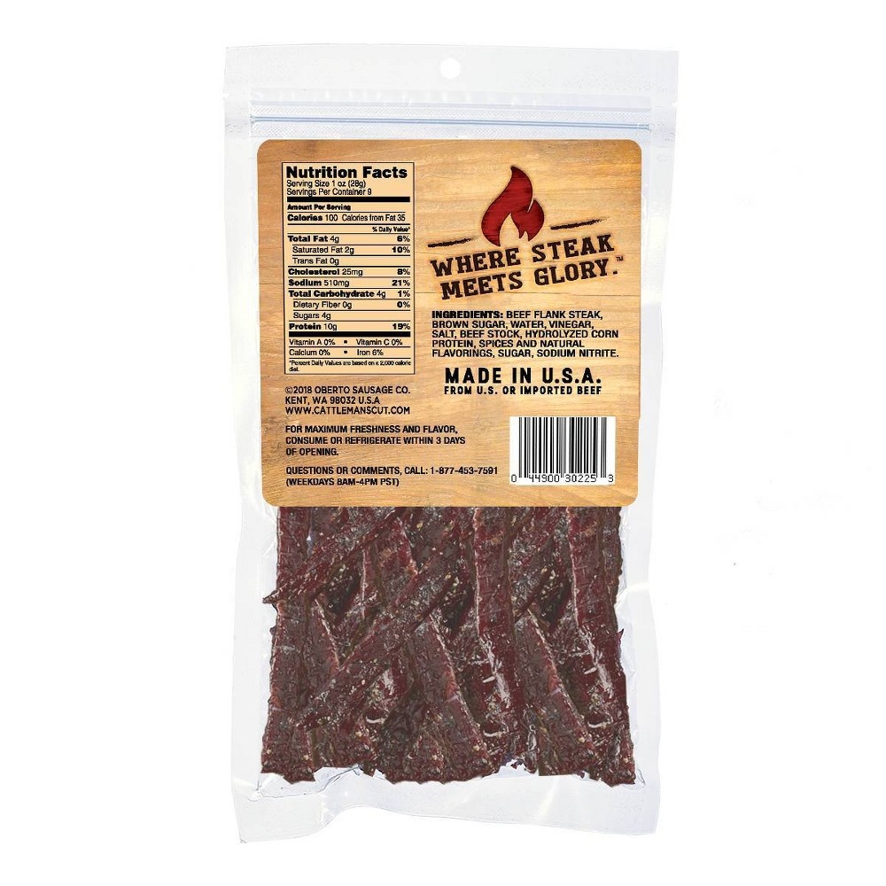 Cattlemen's Cut Texas Style Flank Steak 9 oz Shipt