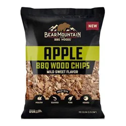 Bear Mountain Apple Flavored Wood Chips 2 Pounds