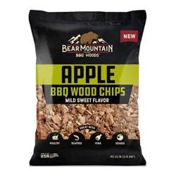 Bear Mountain Apple Flavored Wood Chips 2 Pounds