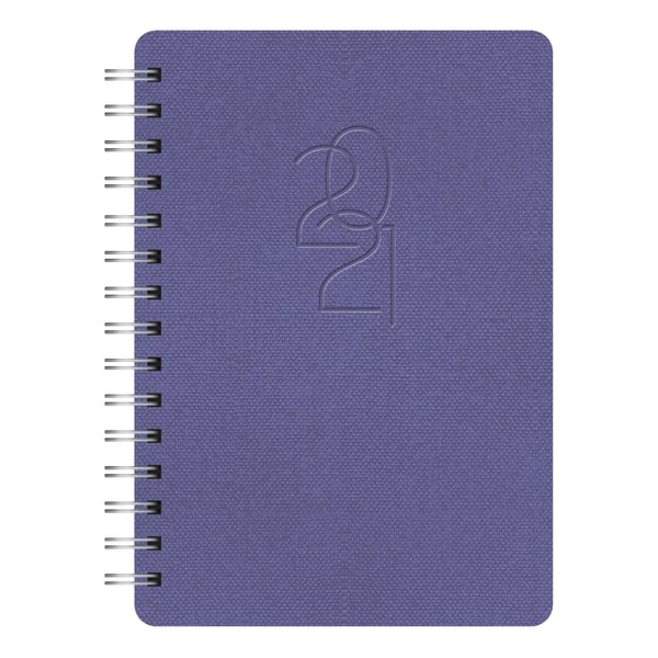 slide 1 of 1, Orange Circle Studio Agatha 17-Month Academic Weekly/Monthly Planner, 5-3/4" X 8-1/4", Royal Purple, August 2020 To December 2021, 21516, 1 ct