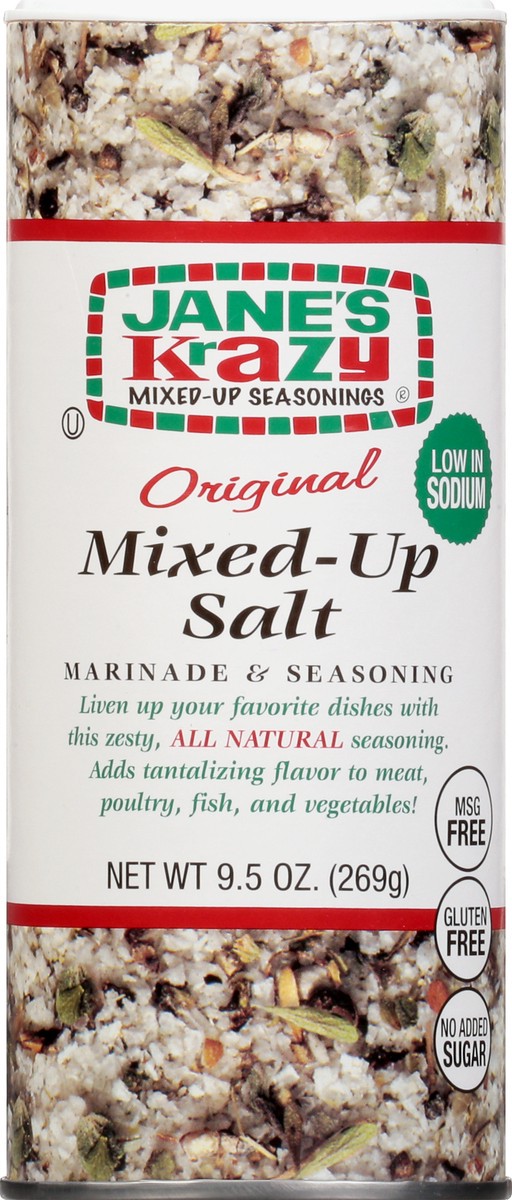slide 12 of 12, Jane's Krazy Mixed-Up Seasonings Original Mixed-Up Salt 9.5 oz, 9.5 oz
