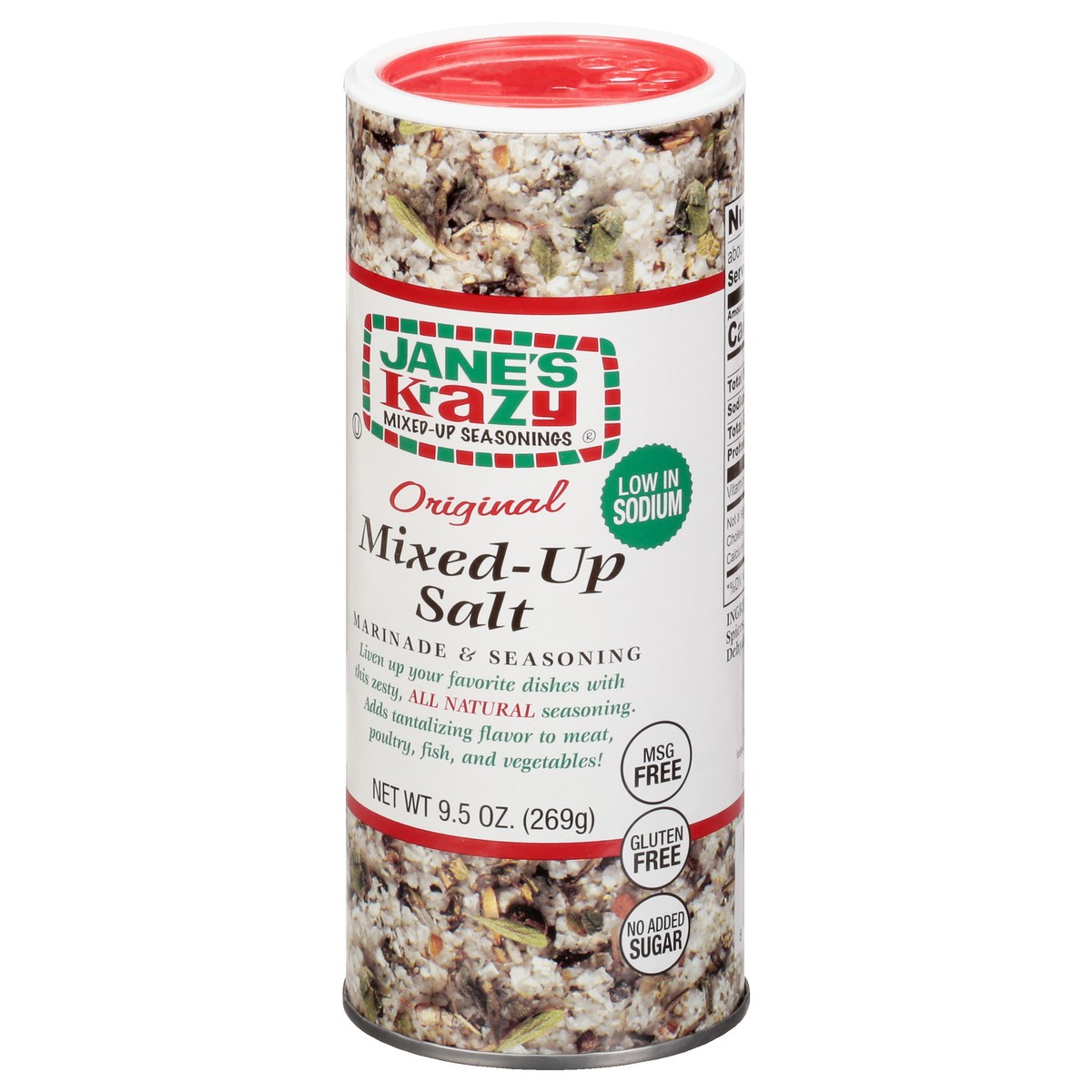 slide 11 of 12, Jane's Krazy Mixed-Up Seasonings Original Mixed-Up Salt 9.5 oz, 9.5 oz