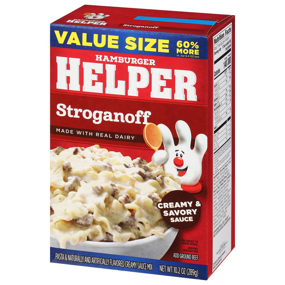 slide 6 of 13, Hamburger Helper Creamy & Savory Sauce Stroganoff Value Size 10.2 oz, 10.2 oz