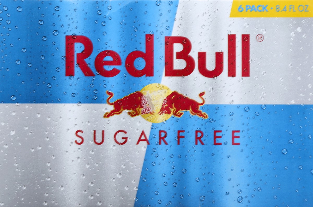 slide 4 of 7, Red Bull Sugarfree Energy Drink 6 - 8.4 fl oz Cans, 6 ct