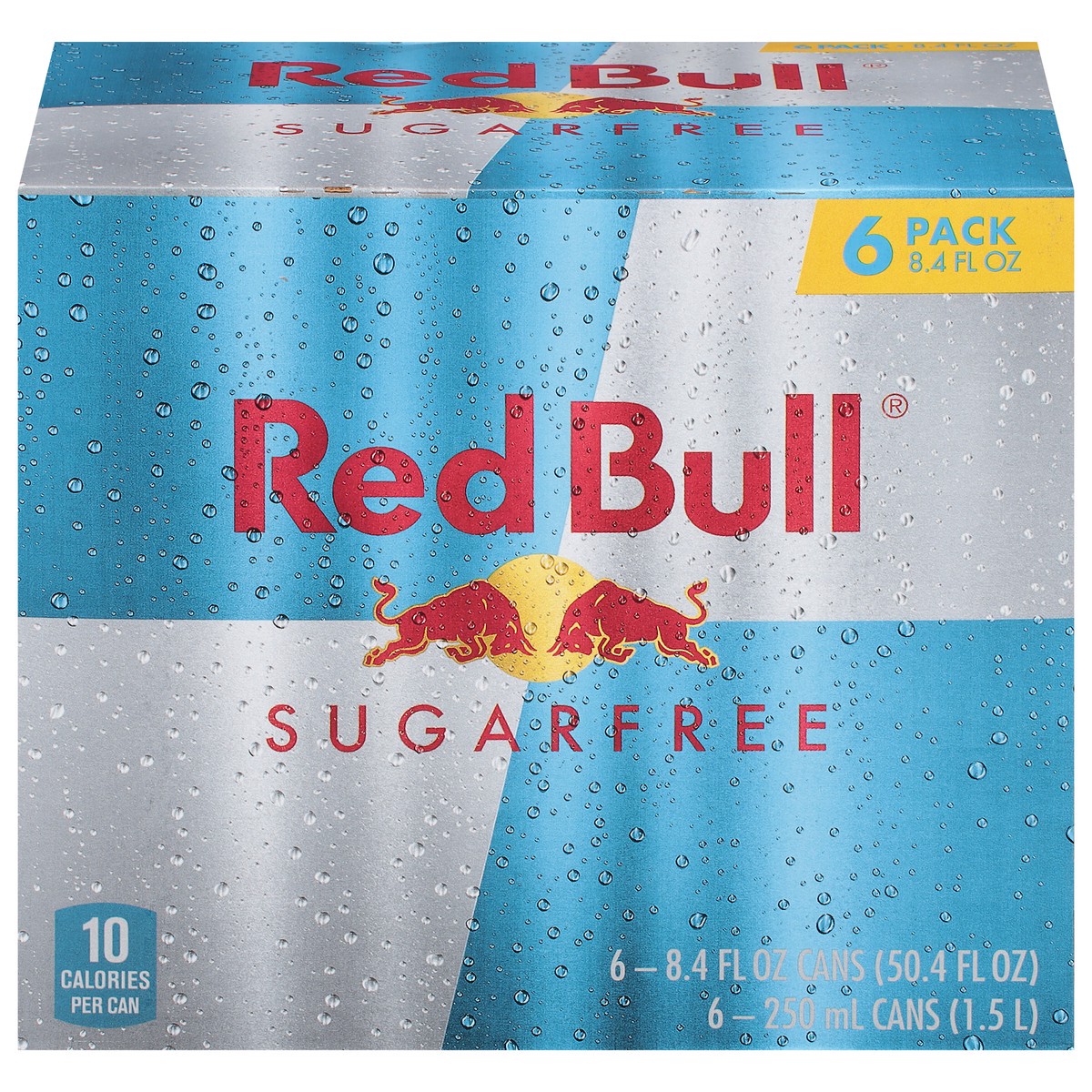 slide 1 of 7, Red Bull Sugarfree Energy Drink 6 - 8.4 fl oz Cans, 6 ct