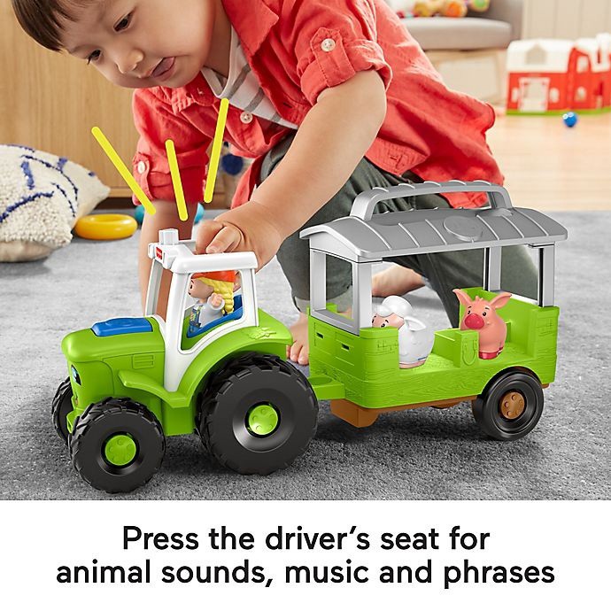 slide 4 of 8, Fisher-Price Little People Caring For Animals Tractor, 1 ct