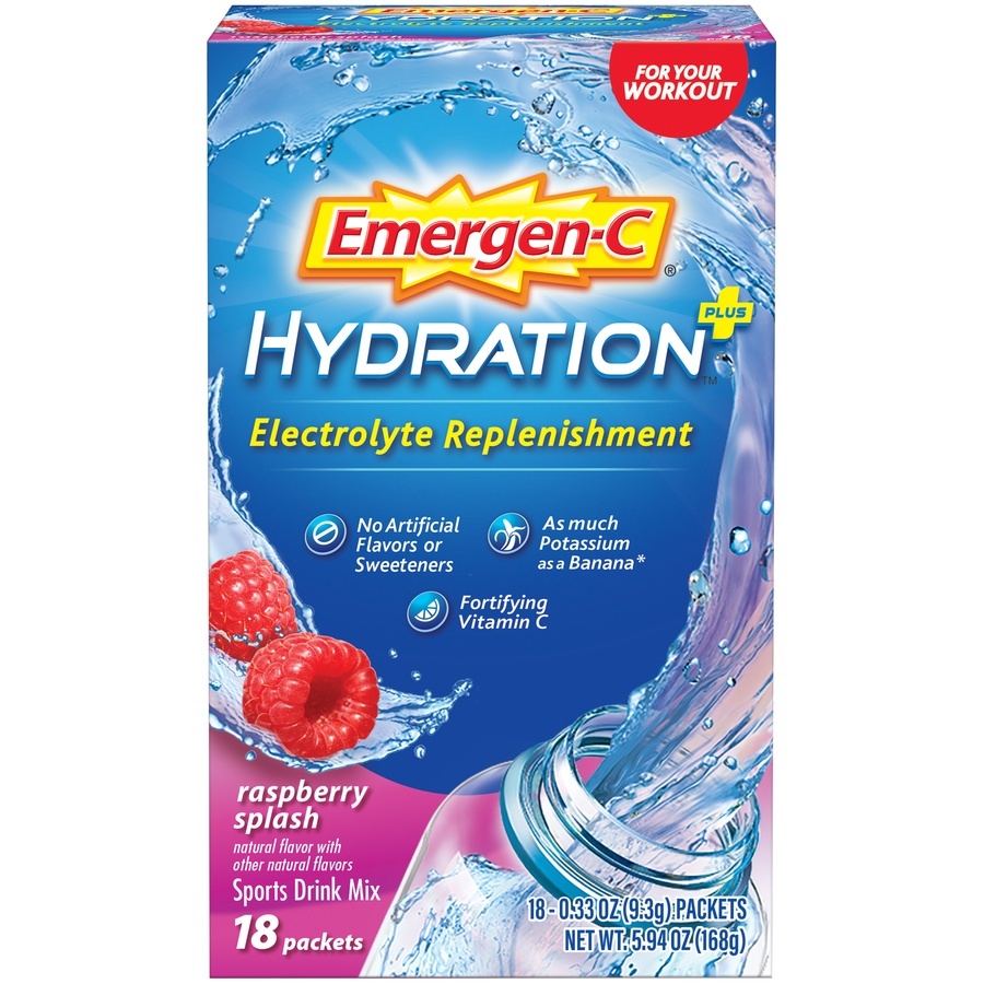 slide 1 of 1, Emergen-C Sports Drink Mix 18 ea, 18 ct