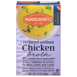 Manischewitz Chicken Broth Reduced Sodium