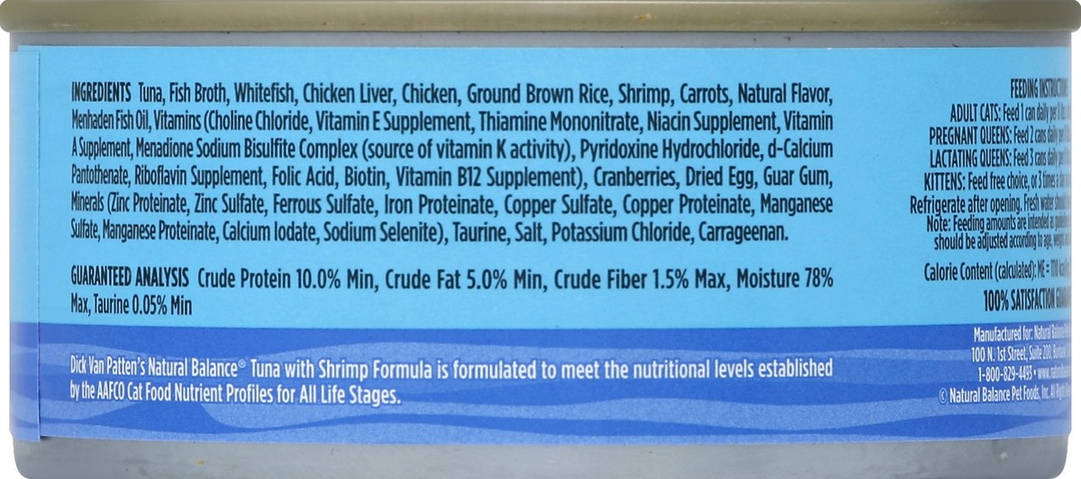 slide 3 of 6, Natural Balance Cat Food 5.5 oz, 5.5 oz