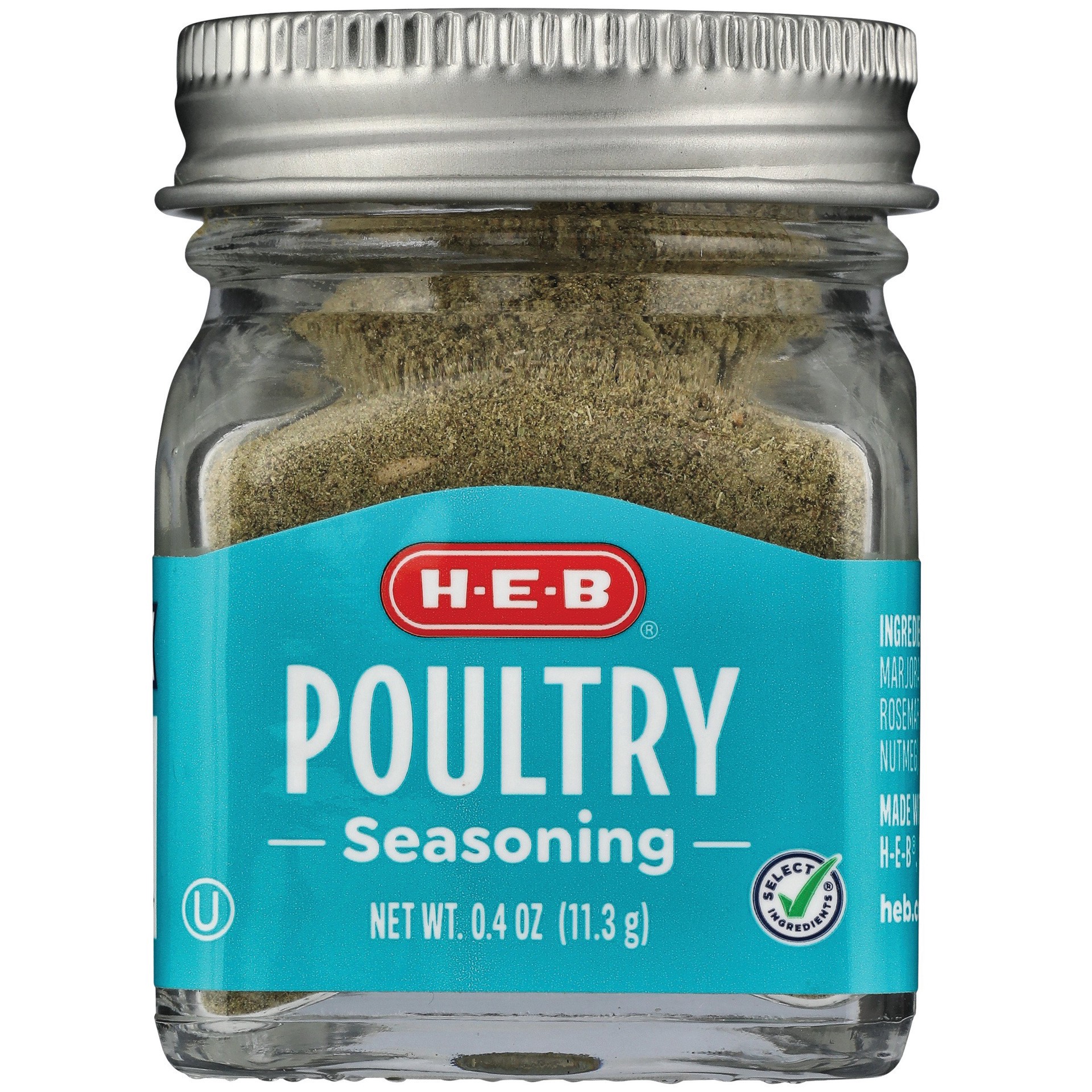 slide 1 of 1, H-E-B Poultry Seasoning, 0.4 oz