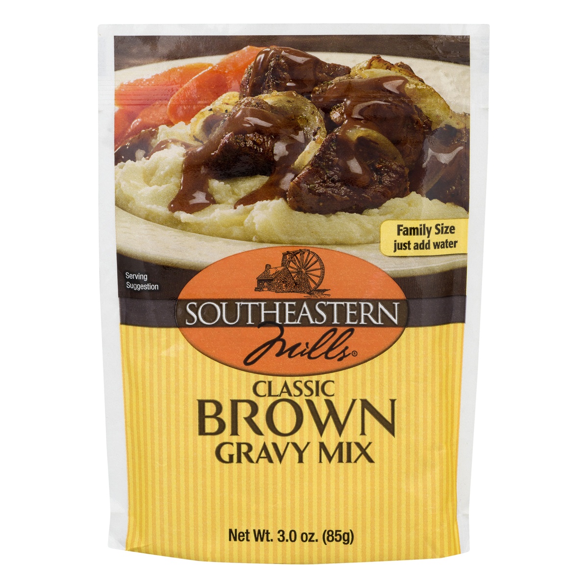 slide 1 of 1, Southeastern Mills Family Size Classic Brown Gravy Mix 3 oz, 3 oz