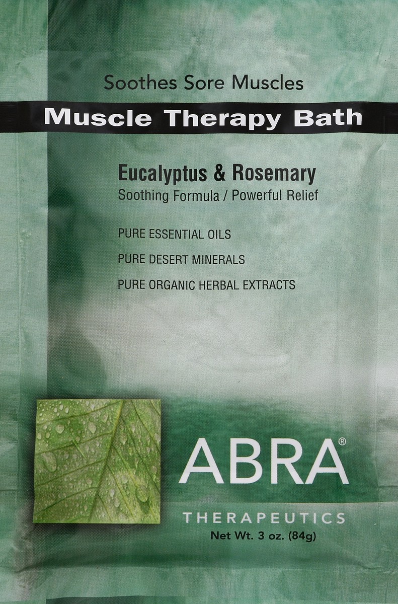 slide 1 of 1, ABRA Muscle Therapy Bath 3 oz, 3 oz