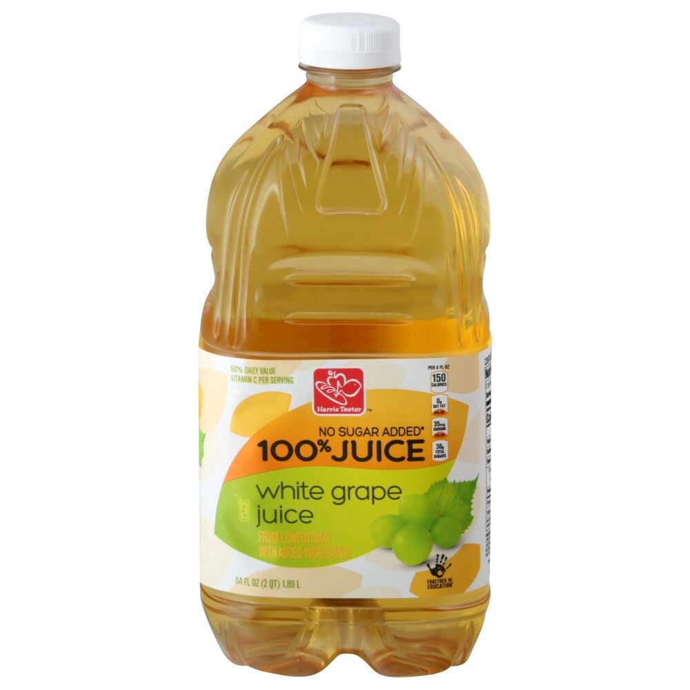 slide 3 of 3, Harris Teeter™ White Grape Juice, 64 fl oz