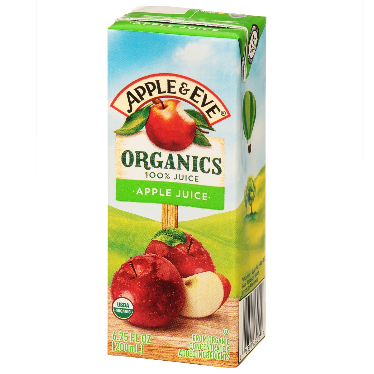 slide 9 of 14, Apple & Eve Organic Apple Juice 100%, 3 ct; 6.75 fl oz