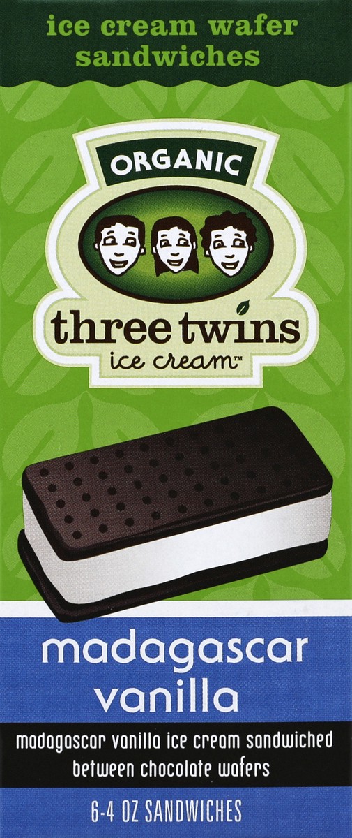 slide 2 of 4, Three Twins Ice Cream Sandwiches 6 ea, 6 ct