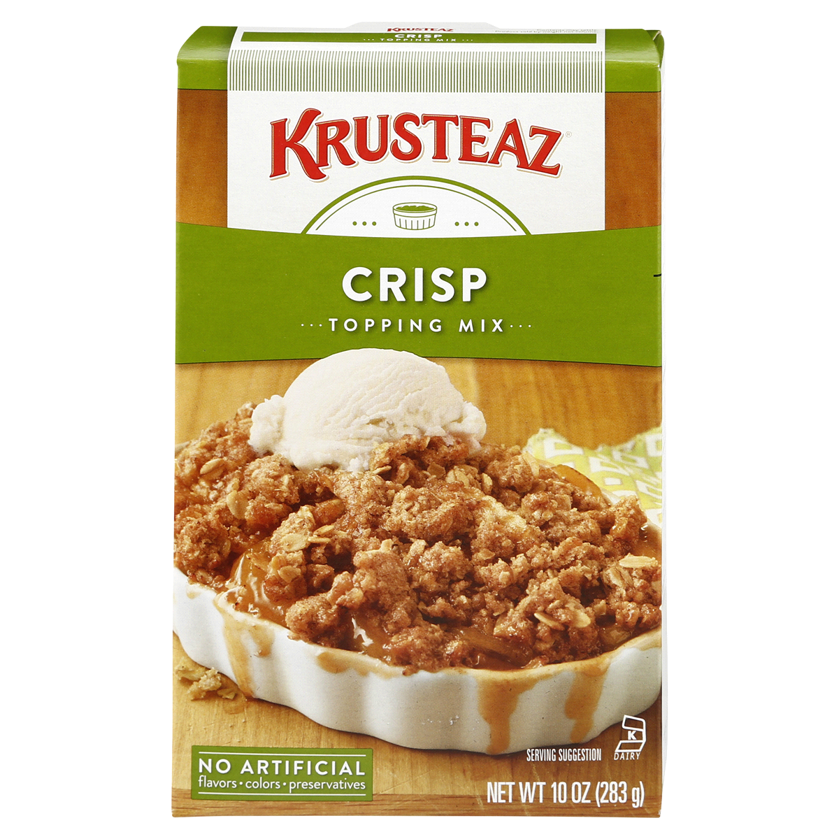 slide 1 of 8, Krusteaz Supreme Mix Crisp Topping, 10 oz