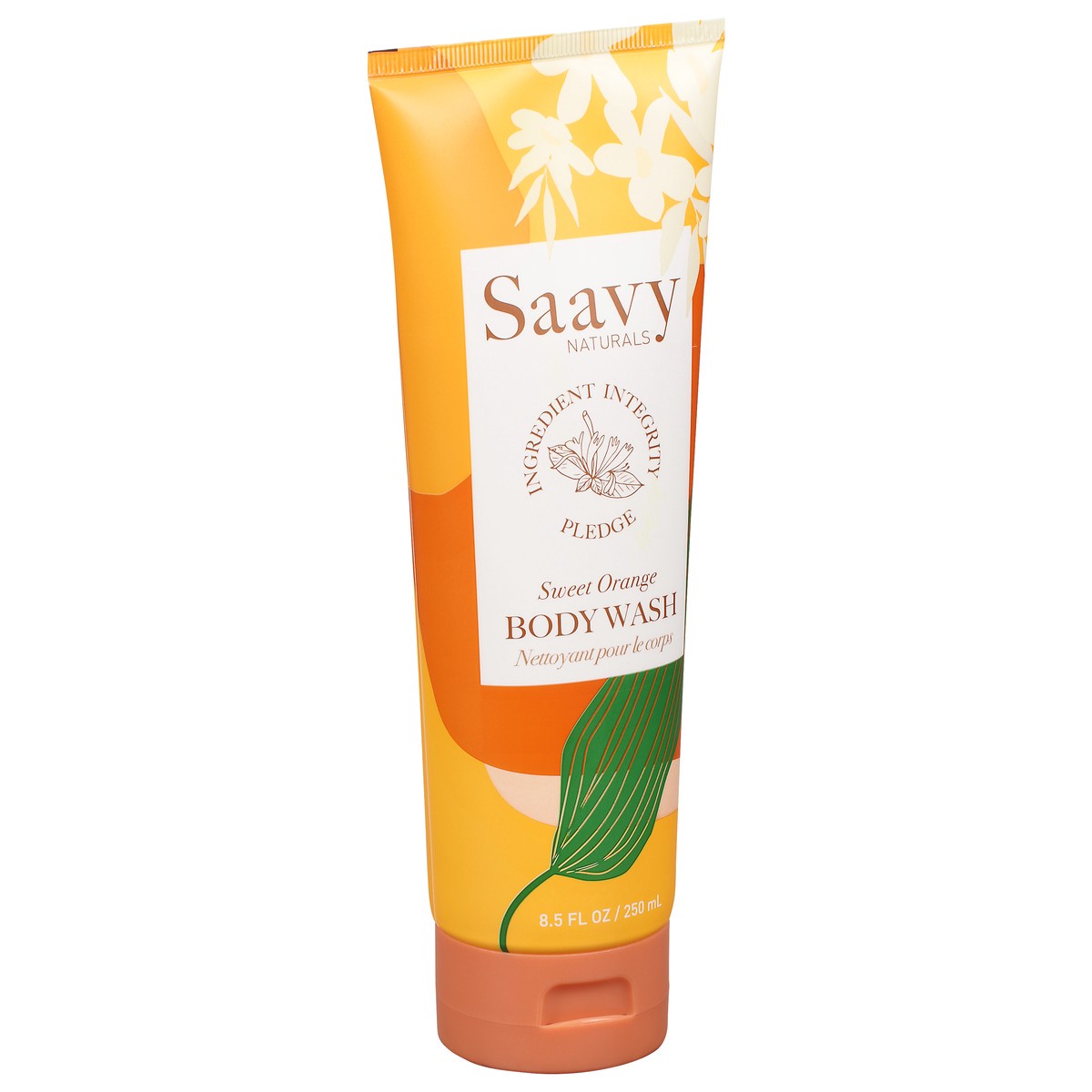 slide 9 of 9, Saavy Naturals Wash Body Sweet Orange, 1 ct